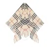 Burberry Fringed Edge Wool Cape