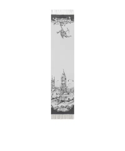 Burberry Fringed Scarf In Wisp