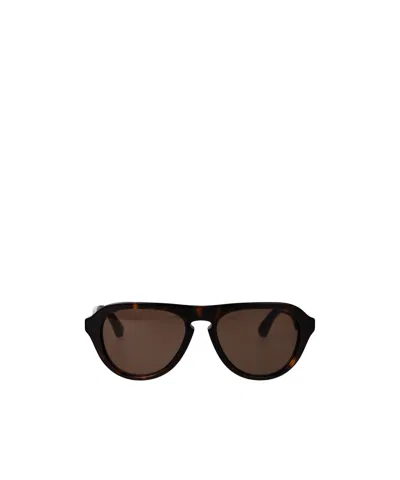 Burberry Eyewear Aviator Sunglasses In Burgundy