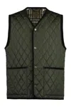 Burberry Quilted Green Gilet With Distinctive Button Closure