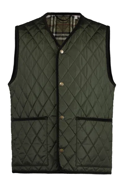 BURBERRY BURBERRY FULL ZIP DOWN VEST