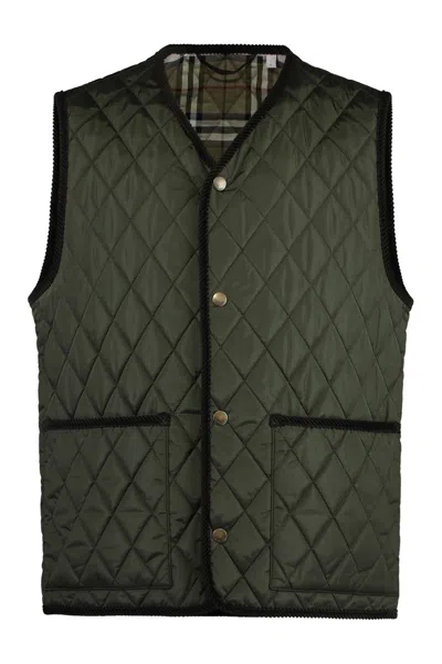 BURBERRY BURBERRY FULL ZIP DOWN VEST