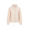 Burberry Full Zip Jacket In Neutral