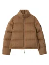 Burberry Ambleside Cashmere Down Puffer Jacket In Brown
