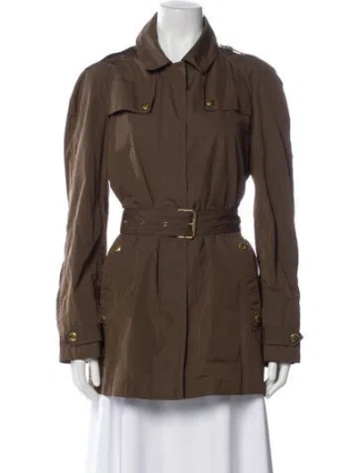 Pre-owned Burberry Fur Jacket In Neutral
