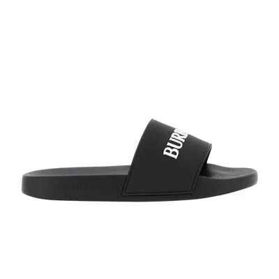 Pre-owned Burberry Furley Logo Slide 'black' | Men's Size 12