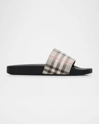 Burberry Furley Vintage Check Slide Sandals
