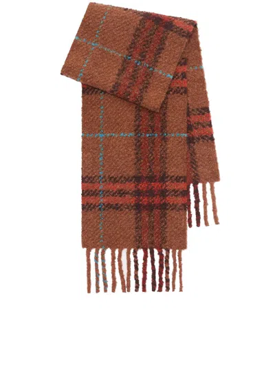 Burberry G Chck Boucle Accessories In Brown