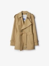Burberry Belted Trench Jacket In Flax