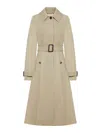 Burberry Ellingham Cotton Gabardine Trench Coat In Multi