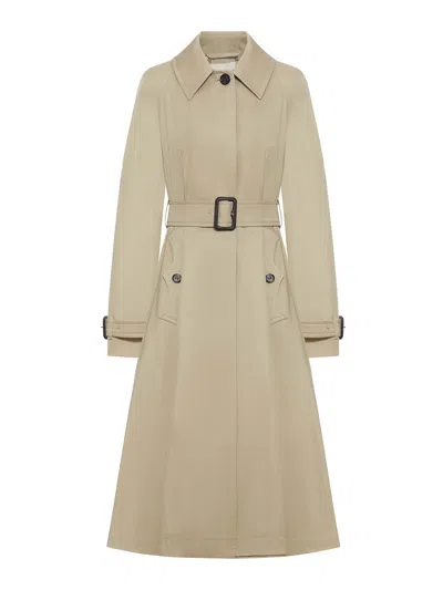 Burberry Ellingham Cotton Gabardine Trench Coat In Multi