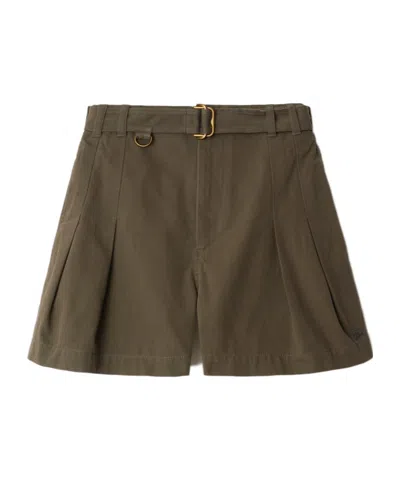 BURBERRY BURBERRY EDK EMBROIDERED HIGH-WAISTED SHORTS
