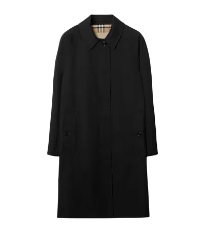 Burberry Camden Heritage Car Coat In Schwarz