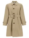 Burberry Cotton Gabardine Long Car Coat
