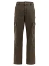 Burberry Cargo Trousers With Belt Loops And Stitch Detailing