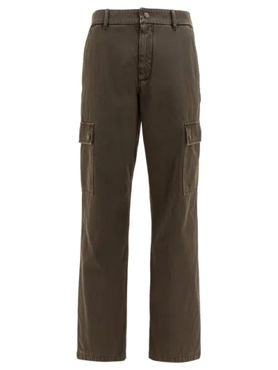 BURBERRY BURBERRY GABARDINE CARGO TROUSERS