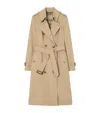 Burberry Long Chelsea Heritage Trench Coat In Yellow