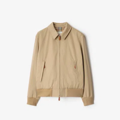 BURBERRY BURBERRY GABARDINE HARRINGTON JACKET