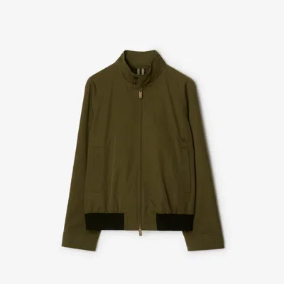 Burberry Zip-up Bomber Jacket In Furrow