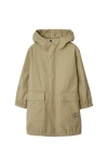 Burberry Logo-embroidered Gabardine Parka In Hunter