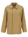 Burberry Beige Short Car Jacket