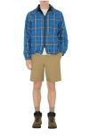 Burberry Gabardine Shorts In Brown