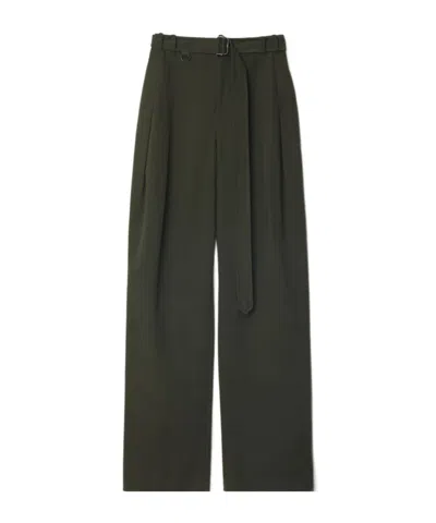 Burberry Gabardine Straight-leg Trousers