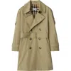 Burberry Belted Trench Coat In Hunter