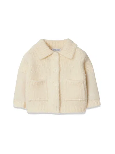Burberry Gabardine Trench Coat In Neutral