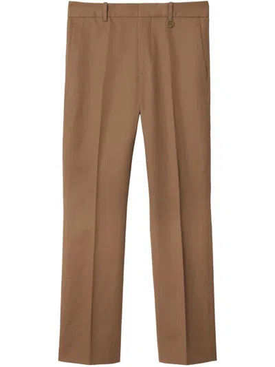 BURBERRY GABARDINE TROUSERS