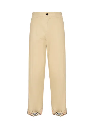 Burberry Pants In Neutral