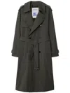 BURBERRY GABARDINE-WEAVE TRENCH COAT