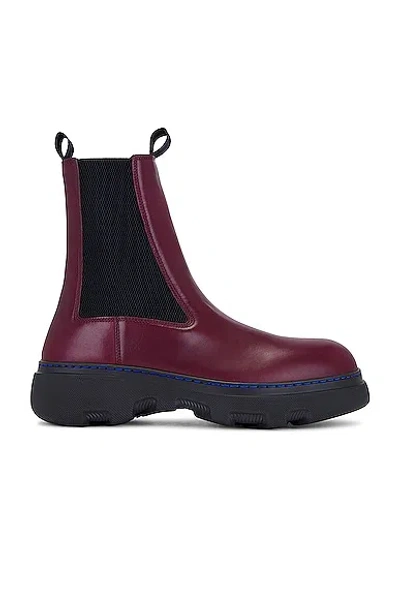 Burberry Gabriel Boot In Plum