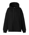 Burberry Galaxy Horseferry-print Oversized Hoodie In Black