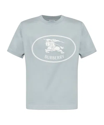 Burberry Gale Crewneck T-shirt In Gray
