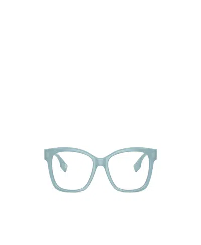 Burberry Geometric Frame Flat Mirror In Blue
