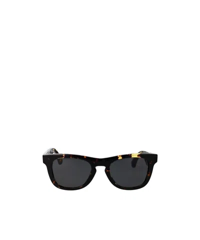 Burberry Geometric Frame Sunglasses In Brown