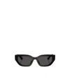 Burberry Geometric Frame Sunglasses In Black