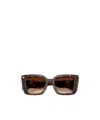 Burberry Geometric Frame Sunglasses In Brown