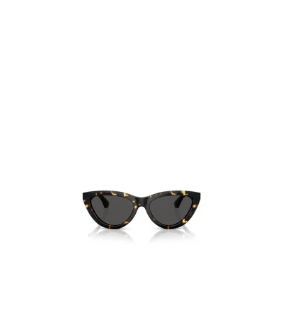 Burberry Geometric Frame Sunglasses In Black