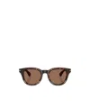 Burberry Geometric Frame Sunglasses In Brown