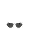 Burberry Geometric Frame Sunglasses In Gray