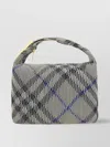 Burberry Geometric Pattern Wool Shoulder Bag