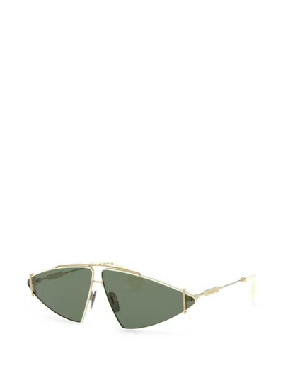 Burberry Geometric-frame Sunglasses In Green
