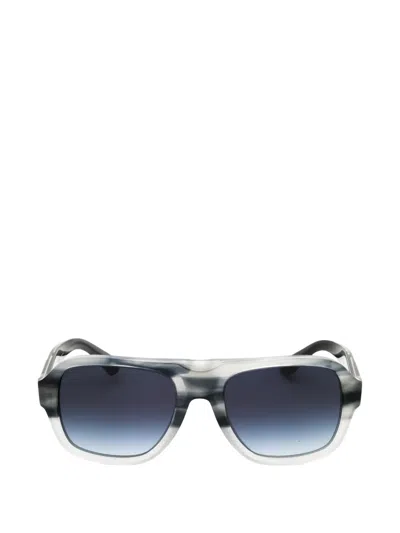 Burberry Geometric-frame Sunglasses In Multi