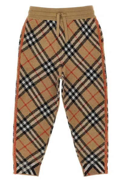 Burberry 'gerard Bias' Joggers In Brown