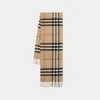 Burberry Cashmere Giant Check Scarf