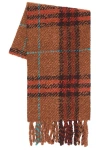 Burberry Giant Check Boucle Scarf In Brown