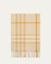 Burberry Giant Check Cashmere Scarf