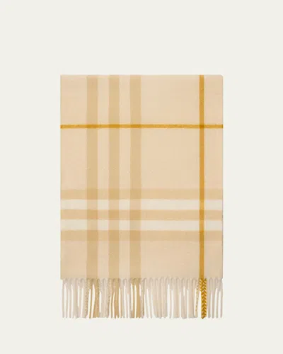 Burberry Giant Check Cashmere Scarf